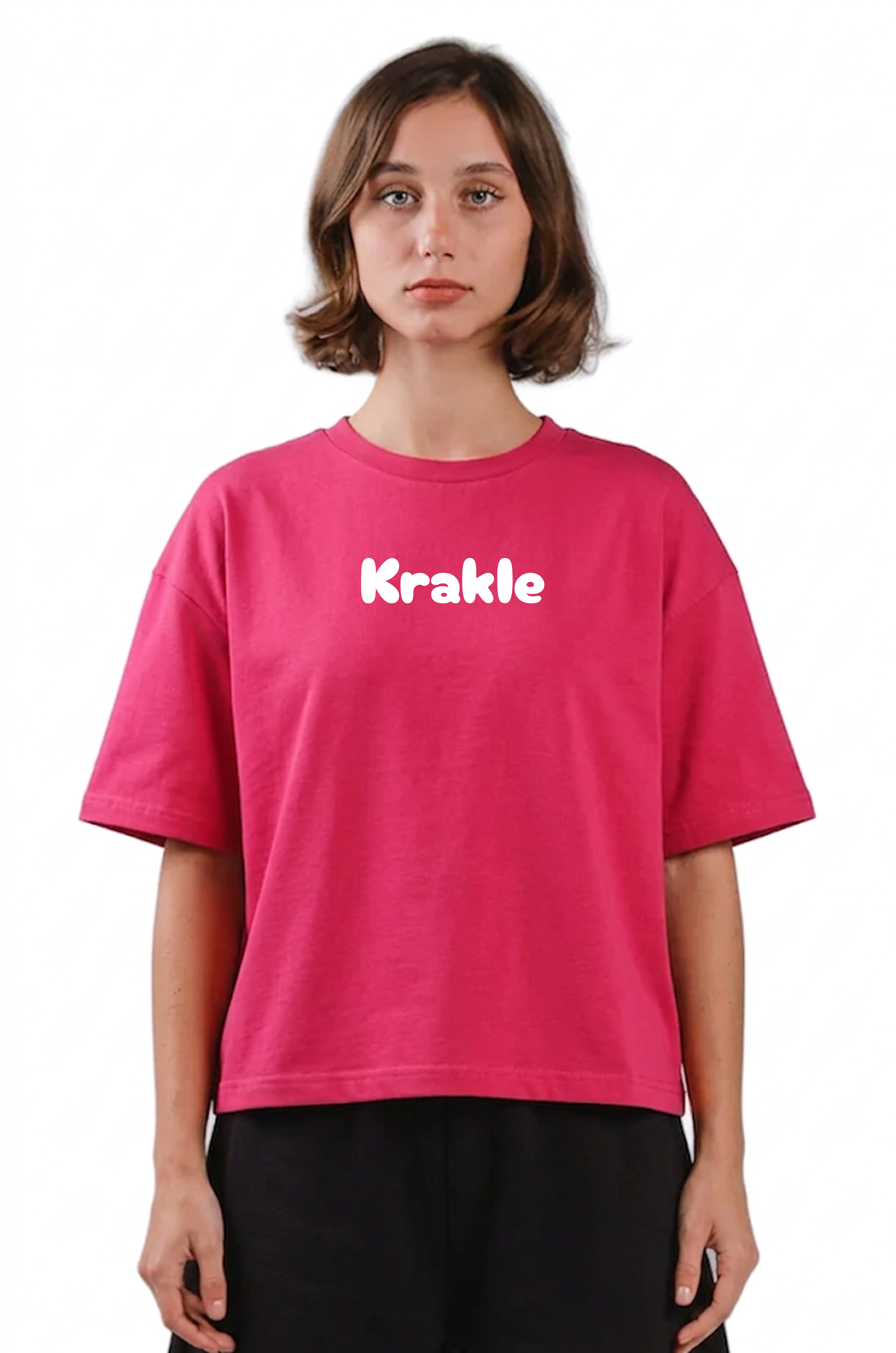 REVERIE PINK BOXY TEE