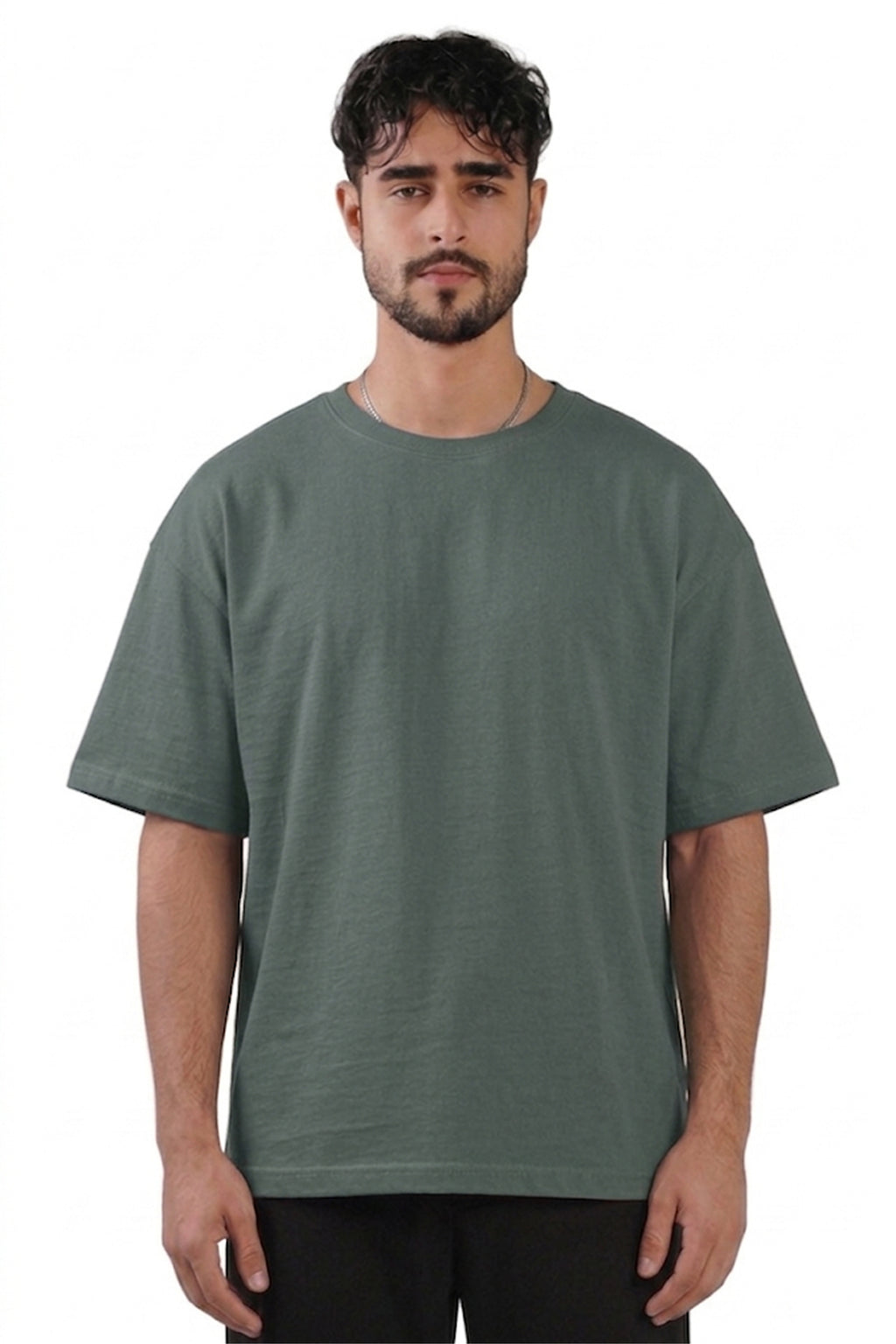 LIMINAL DARK GREY BOXY TEE