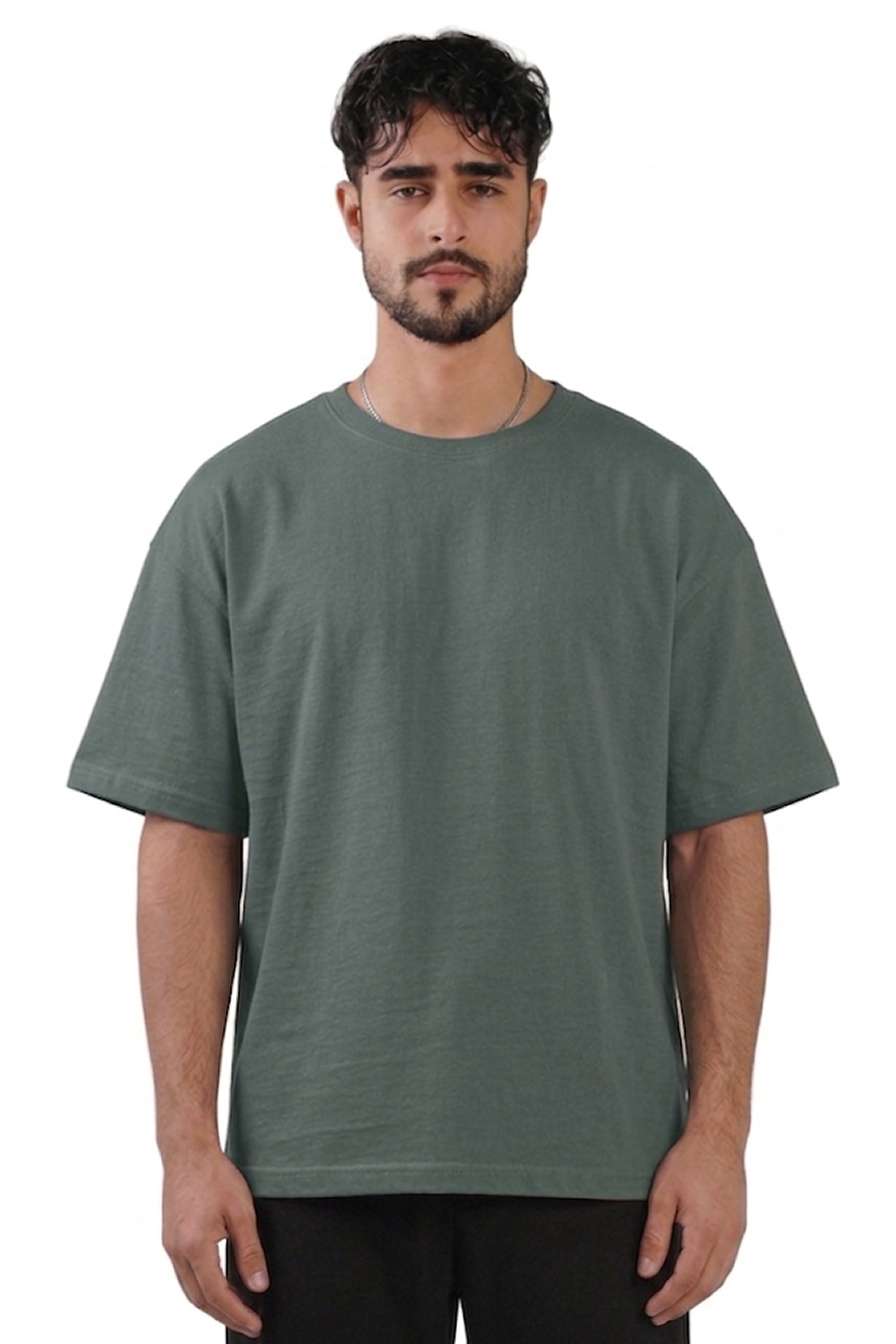 LIMINAL DARK GREY BOXY TEE