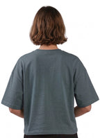 LIMINAL DARK GREY BOXY TEE