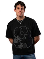 PHANTOM BLACK BOXY TEE